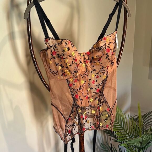 ADORE ME Corset Garter Belt NWT - Picture 1 of 5